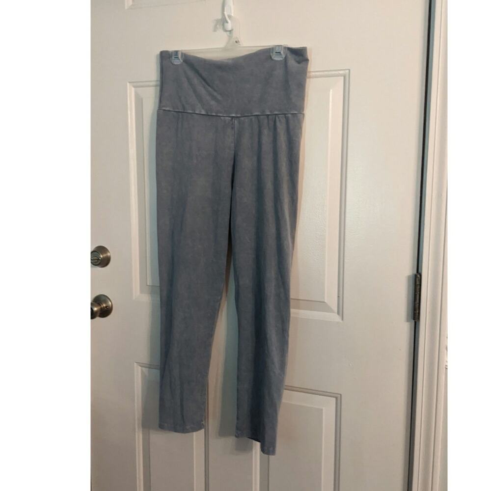 Chatoyant Grey Pants Large, High Waist